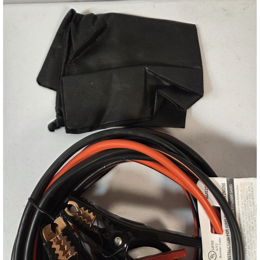 THIKPO G420 20FT 4 Gauge Booster Cables 600A Heavy Duty Jumper Cables w/ Case & - Picture 5 of 9
